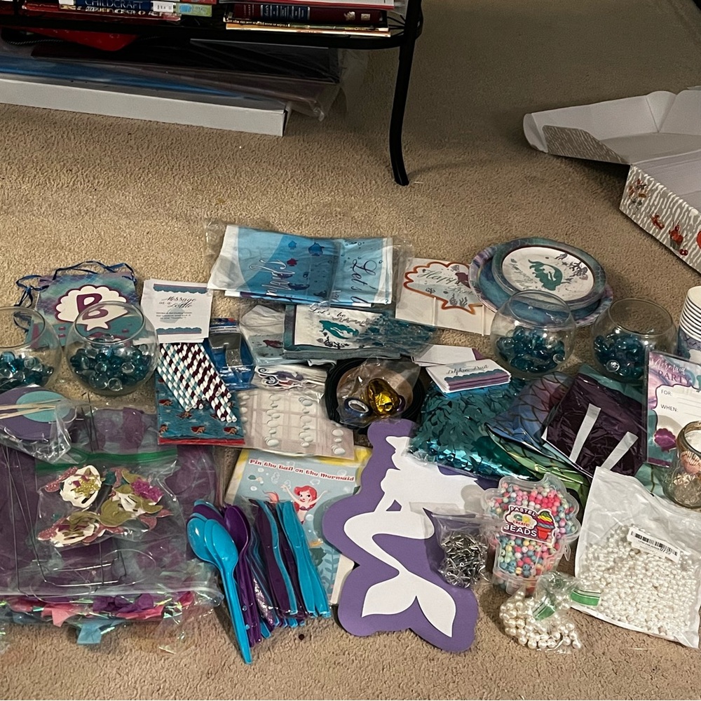 Mermaid birthday party in a box!